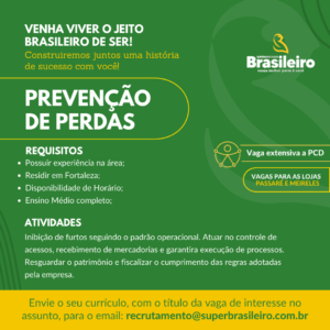 Vaga para Prevenção de Perdas