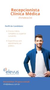 VAGA PARA RECEPCIONISTA