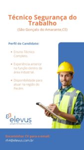 Vaga para Técnico de Segurança do Trabalho