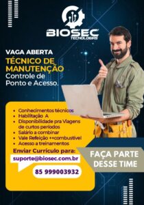 Vaga para Técnico de Manutenção