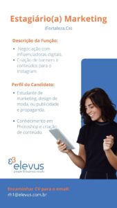 Vaga de Estágio em Marketing