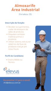 Vaga para Almoxarife