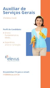 Vaga para Auxiliar de Serviços Sociais