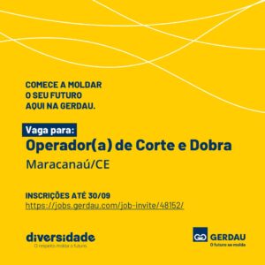 Vaga Operador(a) de Corta e Dobra