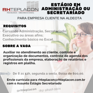 Diversas Vagas de Estágio