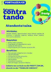 Vaga para Atendente / Caixa