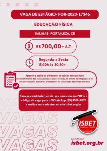 Diversas Vagas de Estágio em Fortaleza