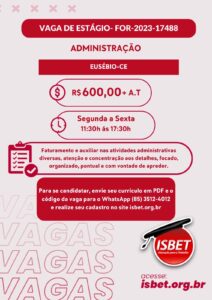 Diversas Vagas de Estágio em Fortaleza