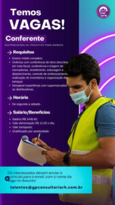 Vaga para Conferente