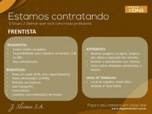 Vaga para Frentista