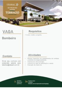 Vaga para Bombeiro