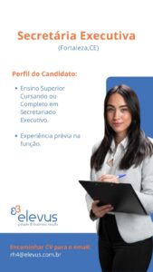 Vaga para Secretária Executiva