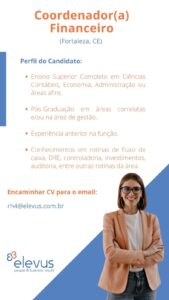 Vaga para Coordenador Financeiro