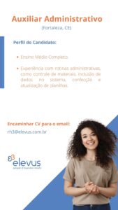 Vaga para Auxiliar Administrativo