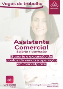 Vaga para Assistente Comercial