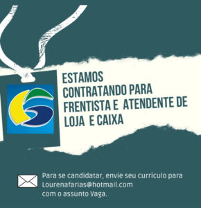 Vaga para Frentista , Atendente e Caixa