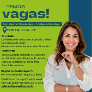 Vaga para Assistente Financeiro