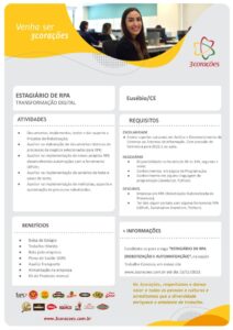 Vaga de Estágio de RPA