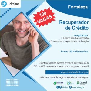 100 VAGAS PARA TELEMARKETING