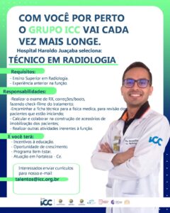 Vaga para Técnico em Radiologia