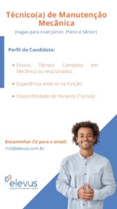 Técnico em Manutenção Mecanica