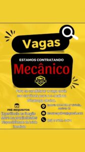 Vaga para Mecanico