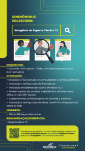 Vaga para Suporte Tecnico