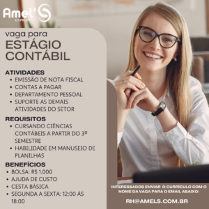 Vaga de Estágio em Contabilidade