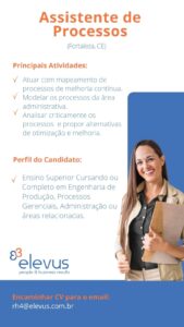 Vaga para Assistente de Processos