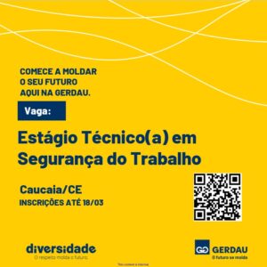 Vaga Estagiário(a) Técnico(a) em Segurança do Trabalho