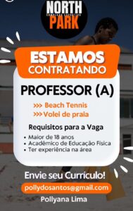 Vaga para Professor Beach Tênis e Vôlei de Praia