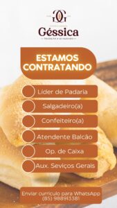 Diversas Vagas para Padaria