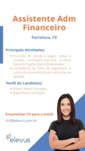 Vaga para Assistente Administrativo