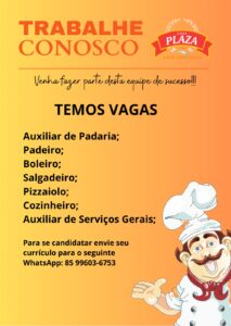 Diversas vagas para Padaria