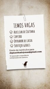 Diversas Vagas para Restaurante