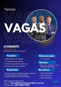 Vaga para Atendente