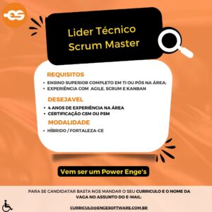 Vaga para Scrum Master