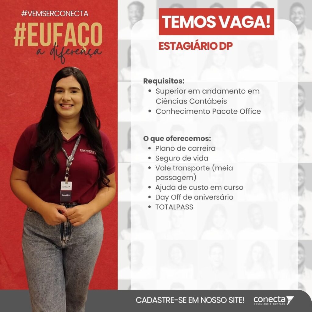 DIVULGAÇÃO VAGA DE ESTÁGIO DP
