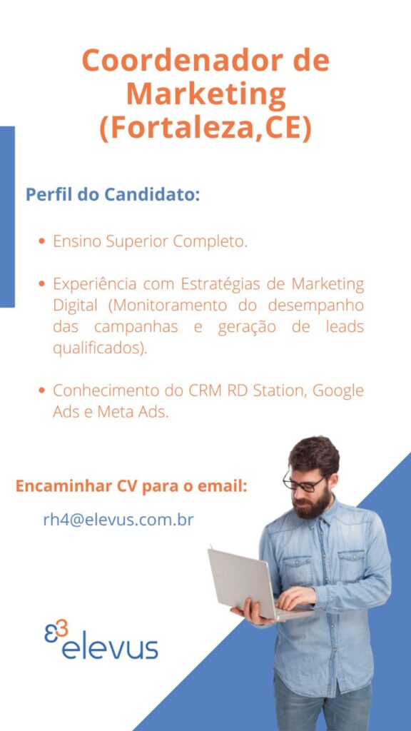 Vaga para Coordenador de Marketing