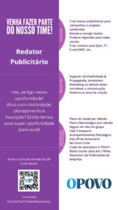 Vaga de Emprego para Redator Publicitário