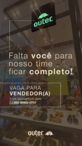 Vaga para Vendedor