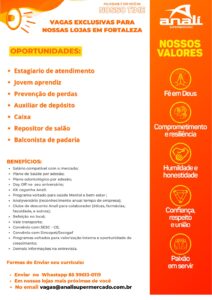 Diversas Vagas para Supermercado