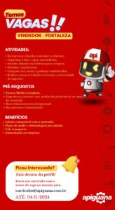 Vaga para Vendedor