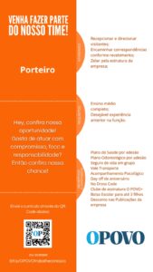Vaga para Porteiro