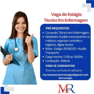Diversas vagas de Estágio