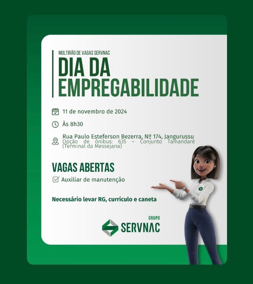 Feira de Empregos Servinac 