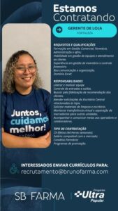 Vaga para Gerente de Loja
