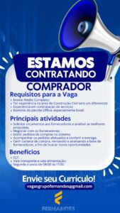Vaga para Comprador