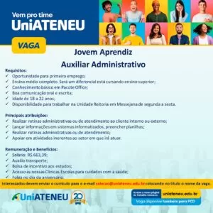 Vaga para Jovem Aprendiz
