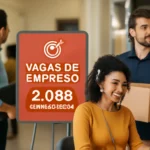 Vagas de emprego na Paraíba: 2.088 oportunidades disponíveis nos Sines com destaque para telemarketing e estoquista